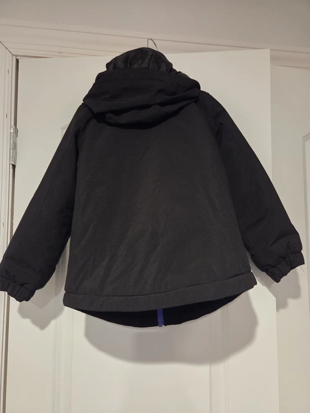 Under Armour Kids' Black Jacket with Purple Trim